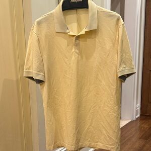 Lululemon Yellow Polo Shirt